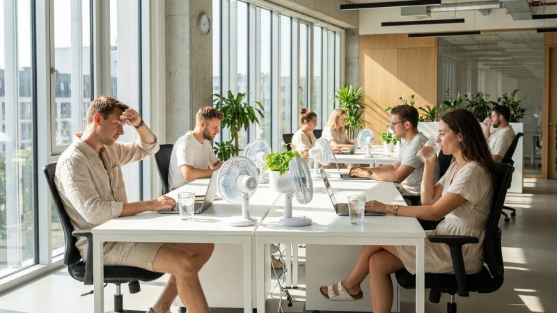 Sommerhitze am Arbeitsplatz: Wie kluge Klimatisierung Unternehmen zukunftsfähig macht
