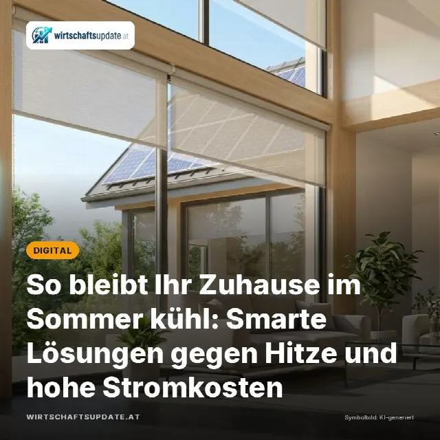 Share-Card fuer So bleibt Ihr Zuhause im Sommer kühl: Smarte Lösungen gegen Hitze und hohe Stromkosten