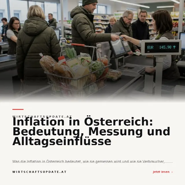 Share-Card fuer Inflation in Österreich: Bedeutung, Messung und Alltagseinflüsse