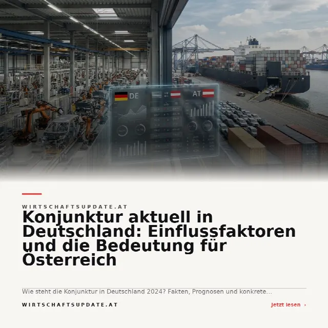 Share-Card fuer Konjunktur aktuell in Deutschland: Einflussfaktoren und die Bedeutung für Österreich