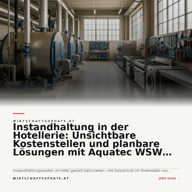 Share-Card fuer Instandhaltung in der Hotellerie: Unsichtbare Kostenstellen und planbare Lösungen mit Aquatec WSW Service GmbH