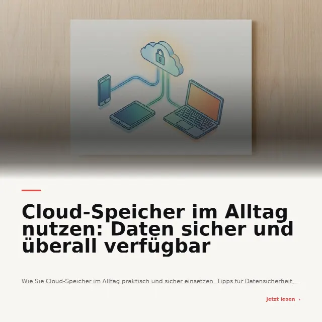 Share-Card fuer Cloud-Speicher im Alltag: Sicherer Datenzugriff für Beruf und Unternehmen